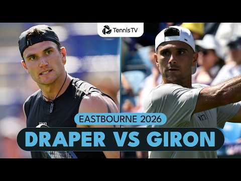 Jack Draper Returns To The Tour vs Marcos Giron! | Eastbourne 2026 Highlights