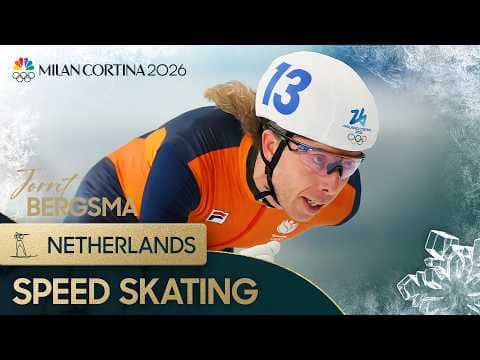 Jorrit Bergsma soars to HISTORIC men's mass start win | Winter Olympics 2026 | NBC Sports