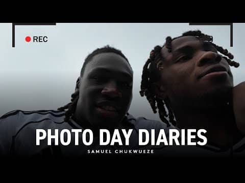 Photo Day Diaries | Calvin Bassey and Samuel Chukwueze vlog squad photo day