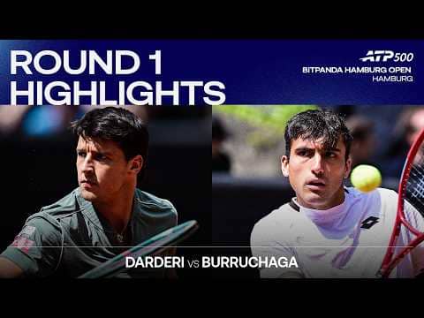 Luciano Darderi vs Roman Andres Burruchaga Highlights |  Hamburg 2026 Round 1