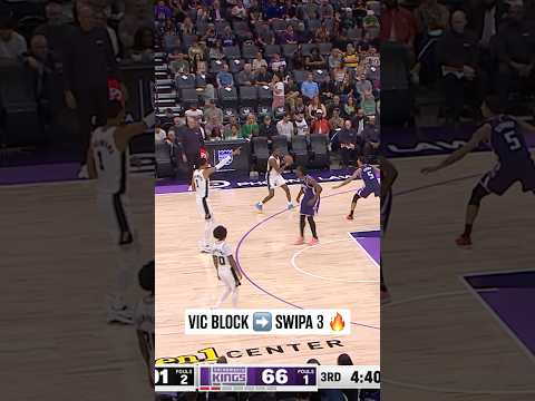 Squad can’t miss from three 🔥 #nba #spurs #victorwembanyama #deaaronfox 📺 FanDuelSN SW