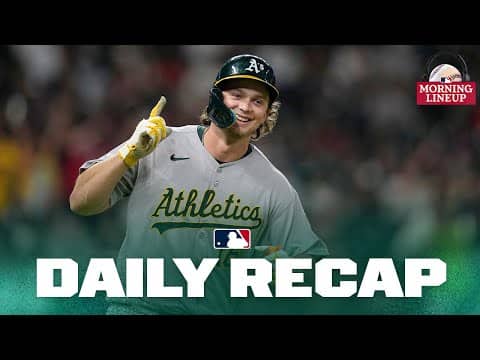 NICK KURTZ'S HISTORIC WEEKEND | Morning Lineup (MLB Daily Recap)
