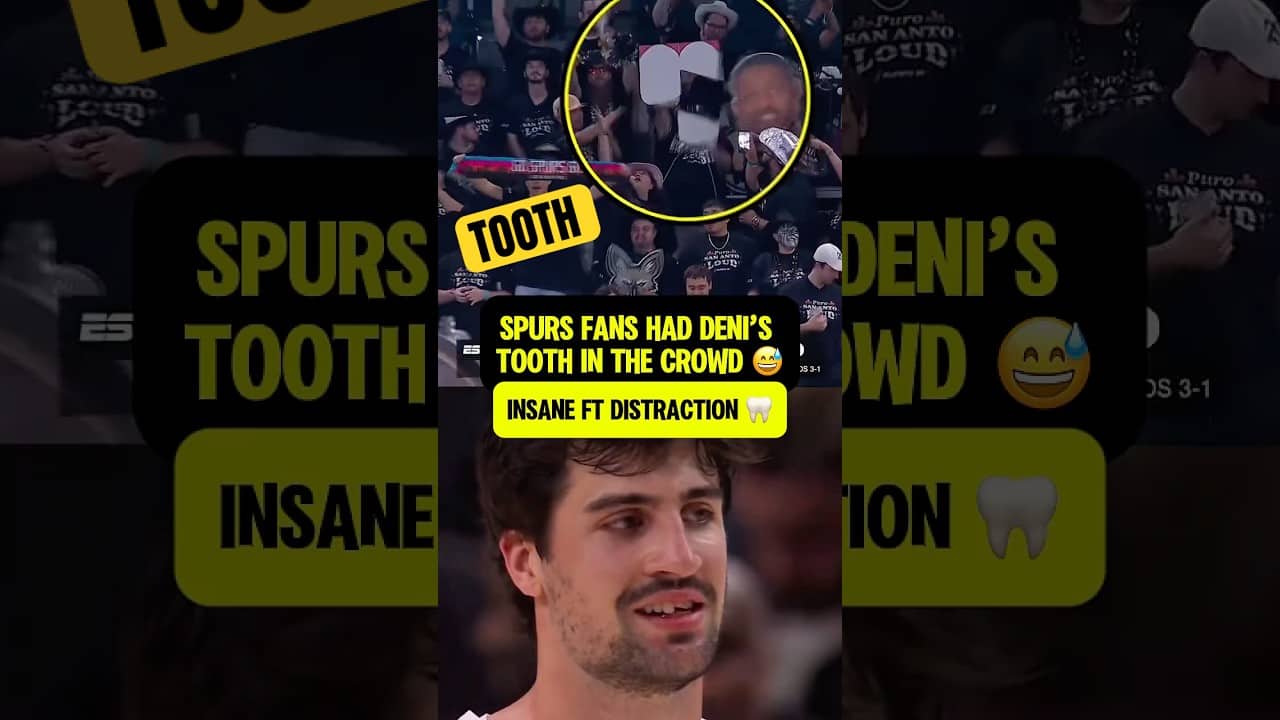 Spurs fans used chipped tooth to distract Deni Avdija ๐ญ๐