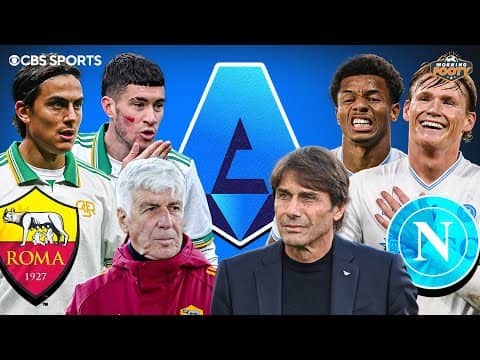 Roma vs. Napoli MATCH PREVIEW: Serie A | Gian Piero Gasperini vs. Antonio Conte | Morning Footy