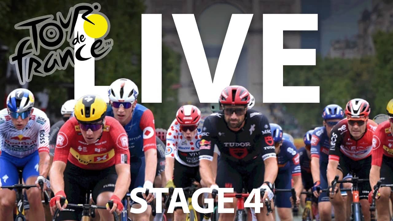 LIVE: 2026 Tour de France | Stage 4