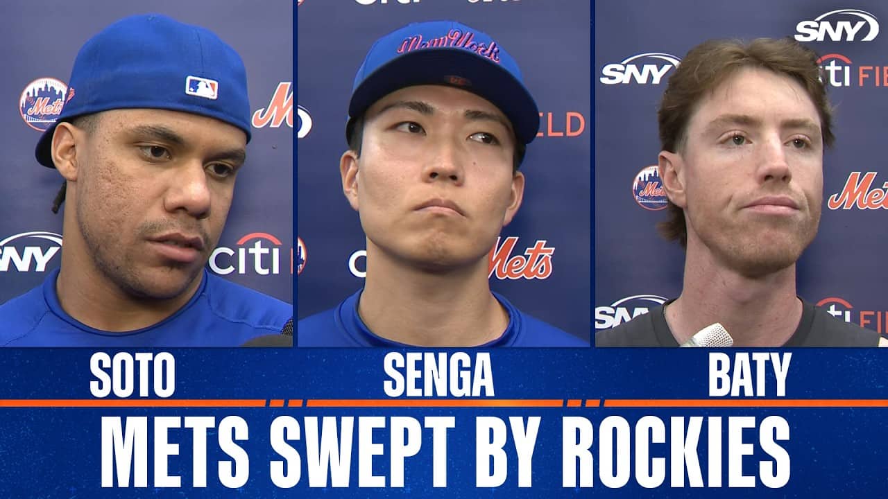 Juan Soto calls on players to perform, Kodai Senga searches for answers as Mets swept by Rockies.