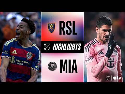 Real Salt Lake vs. Inter Miami CF | Full Match Highlights | Luis Suárez Golazo!