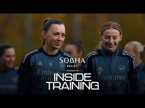 BUILDING UP TO BAYERN MUNICH 💪 | INSIDE TRAINING | The Gunners prep for key UWCL clash