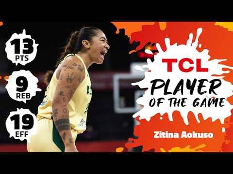 Zitina Aokuso (13 PTS) | TCL Player Of The Game | AUS vs HUN | #FIBAWWC 2026 Qualifying Tournament