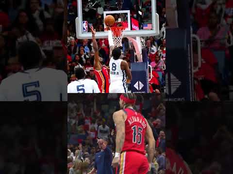Yves Missi BLOCKS 🚫 Jaren Jackson Jr. #pelicans #nba #shorts