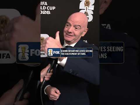 Gianni Infantino shares with Jenny Taft what it means to see fans across the globe coming together.