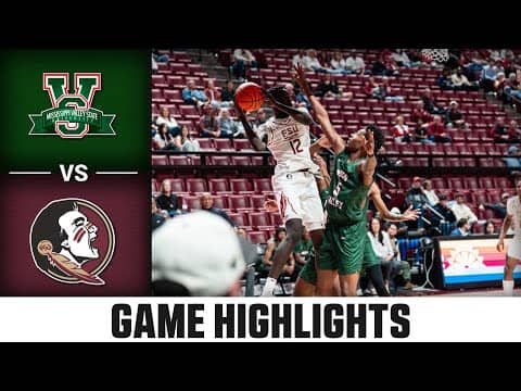 Mississippi Valley State vs. Florida State Game Highlights | 2025-26 ACC Men's Basketball