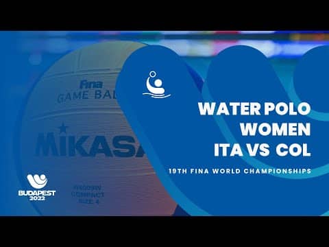 (Full Event) Water Polo | Women | ITA vs COL | #finabudapest2022