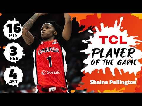 Shaina Pellington (16 PTS) | TCL Player Of The Game | HUN vs CAN | #FIBAWWC 2026 Qualif. Tournament