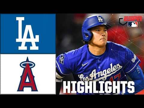 L.A. RIVALRY 🌴 Los Angeles Dodgers vs. Los Angeles Angels | Full Game Highlights | ESPN MLB