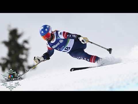 Team USA's Patrick Halgren flows down the slope to snag Super-G silver | Winter Paralympics 2026