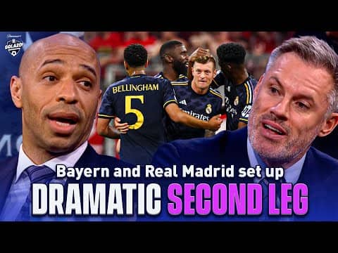 Thierry Henry, Micah & Carragher react to Real Madrid's draw with Bayern! | UCL Today | CBS Sports