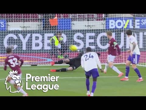 Jarrod Bowen blasts West Ham 2-1 in front of Aston Villa | Premier League | NBC Sports