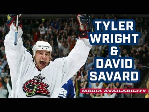 Celebrating CBJ History! 💥 Tyler Wright and David Savard on Tonight's 25th Anniversary Celebration!