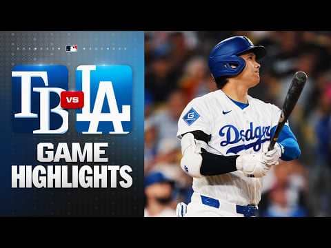 Rays vs. Dodgers Game Highlights (6/16/26) | MLB Highlights