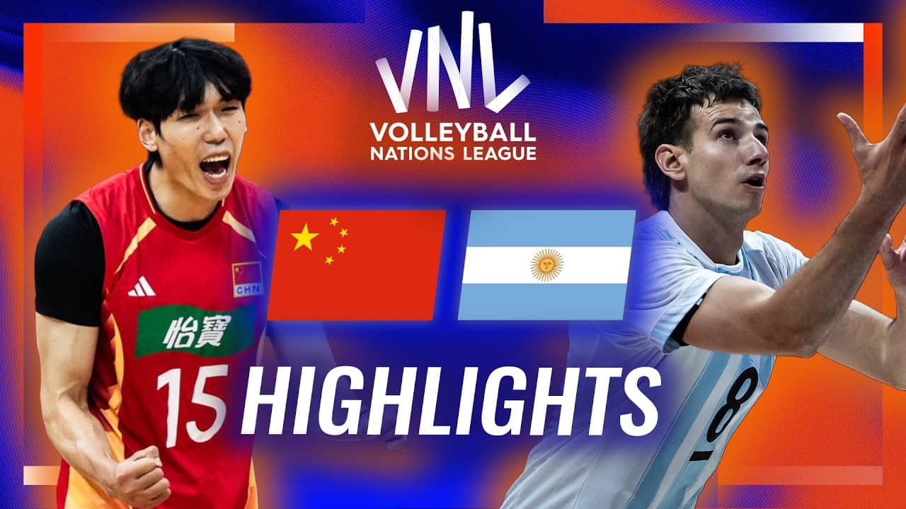 China 🇨🇳 vs. Argentina 🇦🇷 - Highlights | Week 2 | Men's VNL 2026