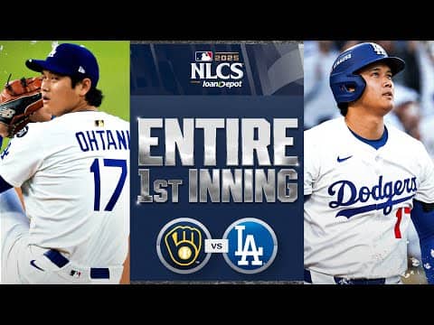 Shohei Ohtani struck out 3 Brewers and slugs a home run to open Game 4 of the NLCS! 💪 | 大谷翔平 ハイライト