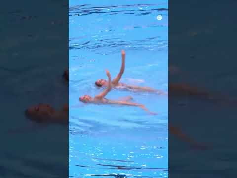 Women's Duet Free at World Aquatics Championships #artisticswimming #WorldChampionships #swimming