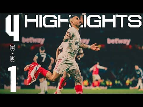 FOUR OUTSTANDING GOALS SECURE A STATEMENT WIN | HIGHLIGHTS | Arsenal 4 - 1 Aston Villa | PL