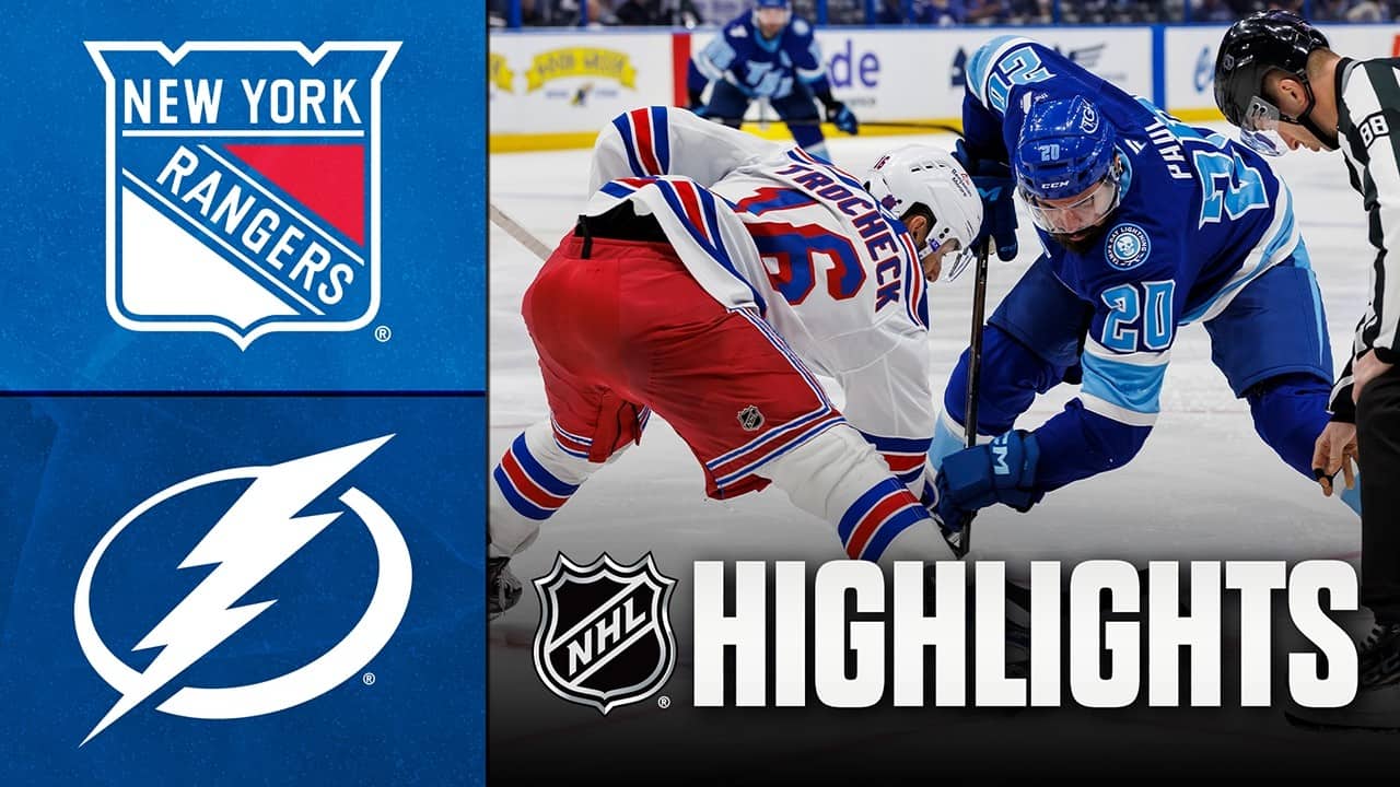 Rangers vs. Lightning | NHL Highlights | April 15, 2026