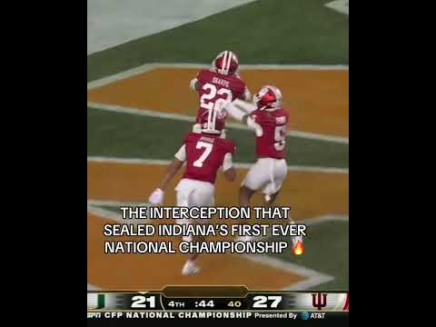 WHAT A MOMENT FOR THE HOOSIERS ❤️