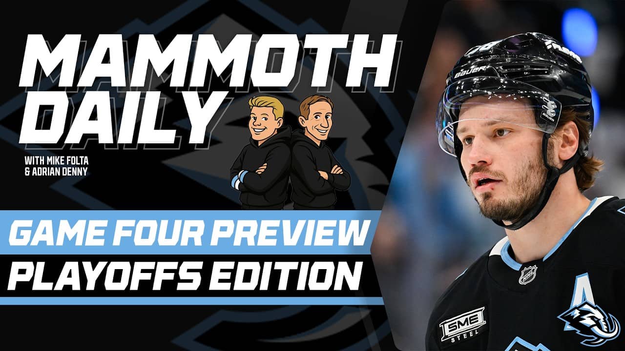 Mammoth Daily | Apr. 27, 2026: Game Four Preview, Monday Power-Play, Weegar Invites An Old Friend