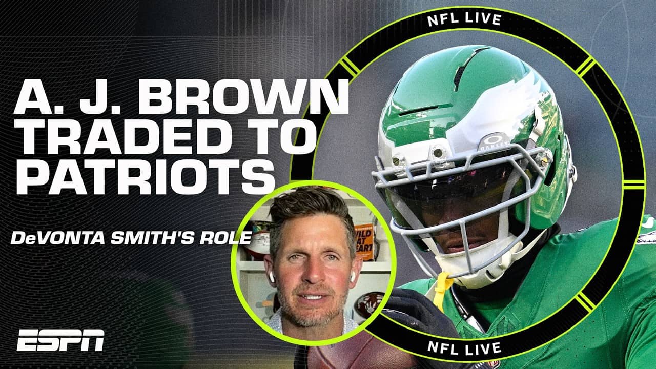 Will DeVonta Smith STEP UP for Eagles in A.J. Brown's absence? 👀 | NFL Live