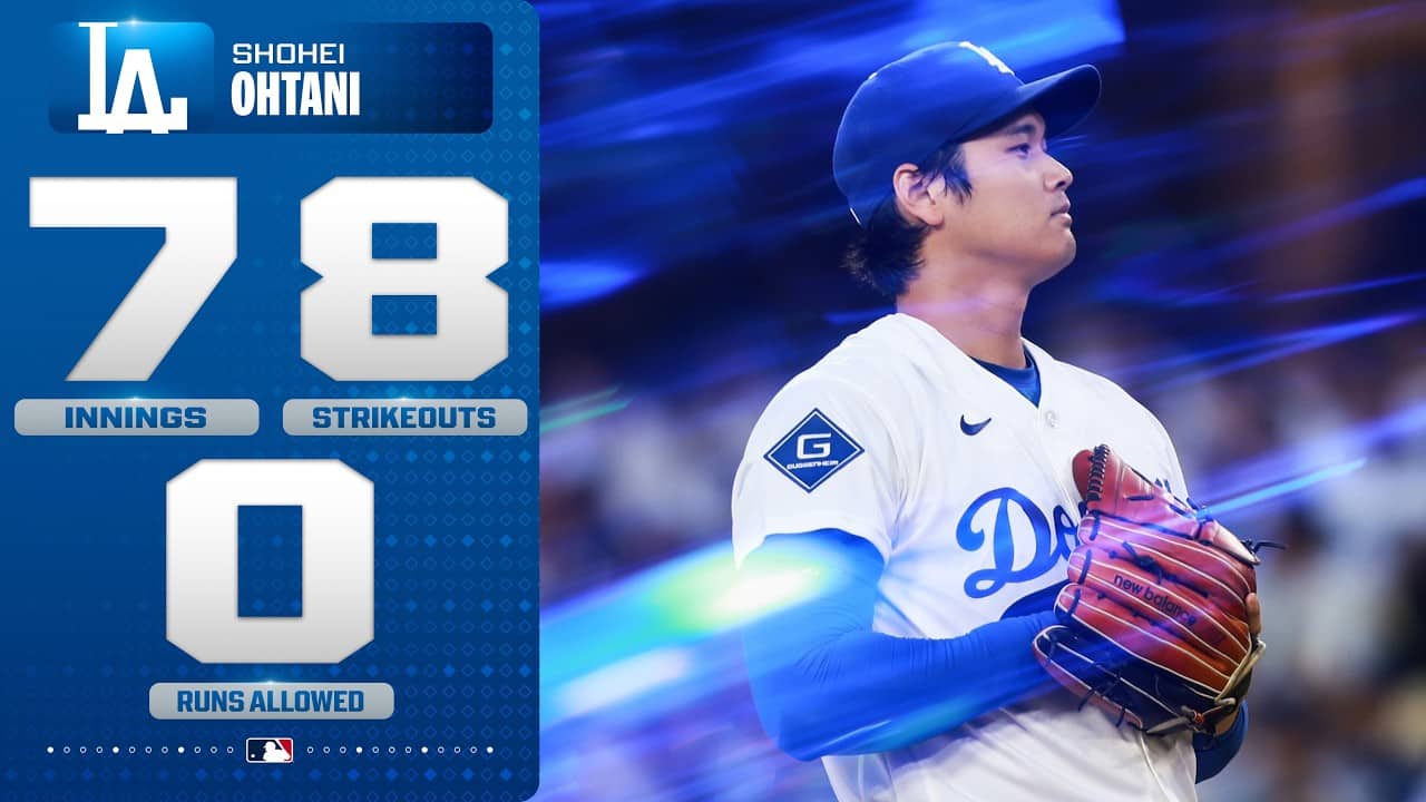 Shohei Ohtani strikes out 8 over 7 shutout innings for the Los Angeles Dodgers! 🔥 | MLB Highlights