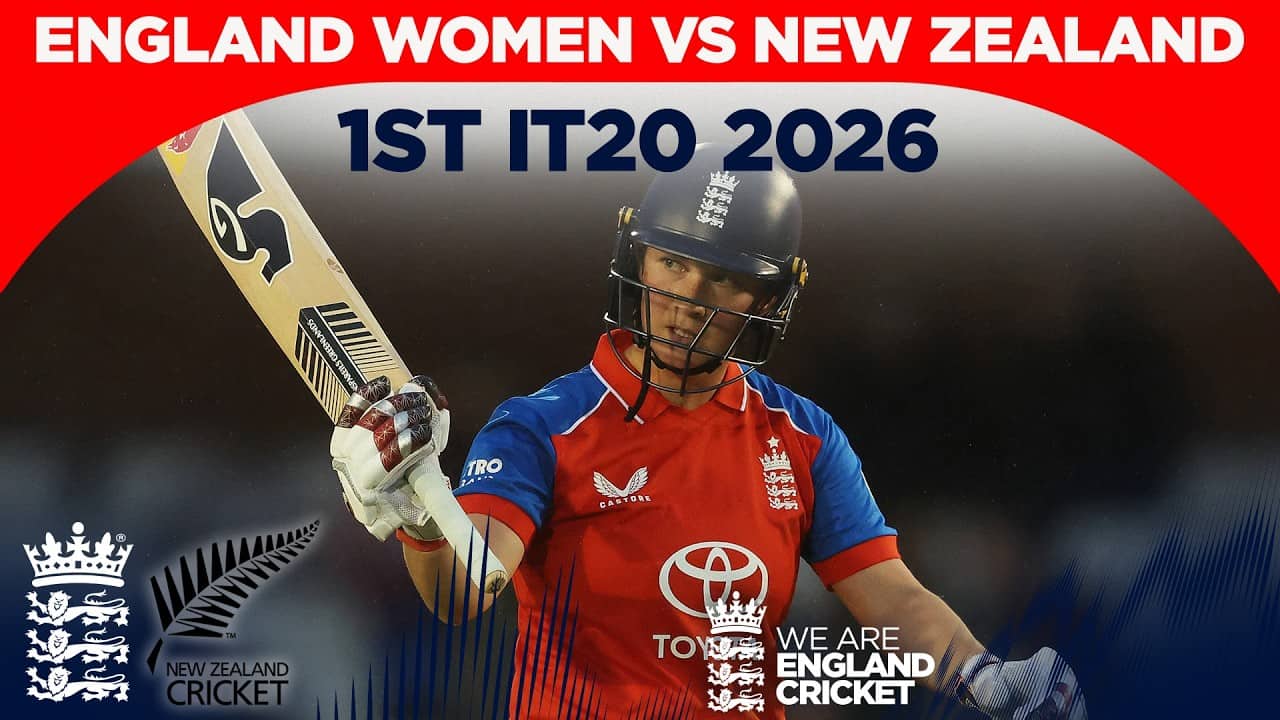 Superb Capsey Hits 74* | Highlights - England v New Zealand | 1st Women’s Vitality IT20 2026