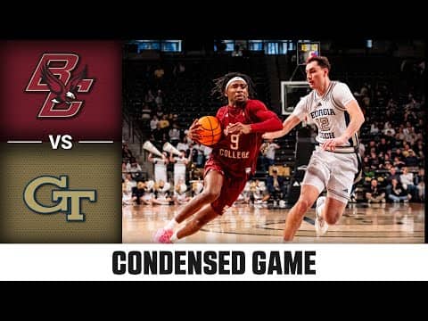 Boston College vs. Georgia Tech Condensed Game | 2025-26 ACC Men's Basketball