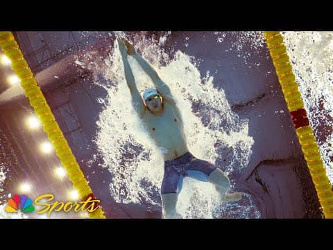 World record holder Qin Haiyang comes up clutch for 100m breaststroke World Title | NBC Sports