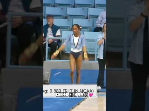 Kaya earns the top spot on vault! #unctarheels #goheels #ncaagymnastics #collegegymnastics #sports