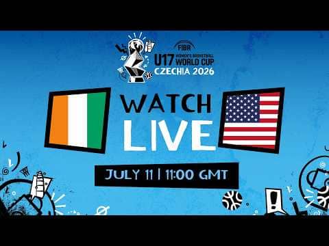 LIVE - Côte d'Ivoire v USA | FIBA U17 Women's Basketball World Cup 2026  | Group Phase