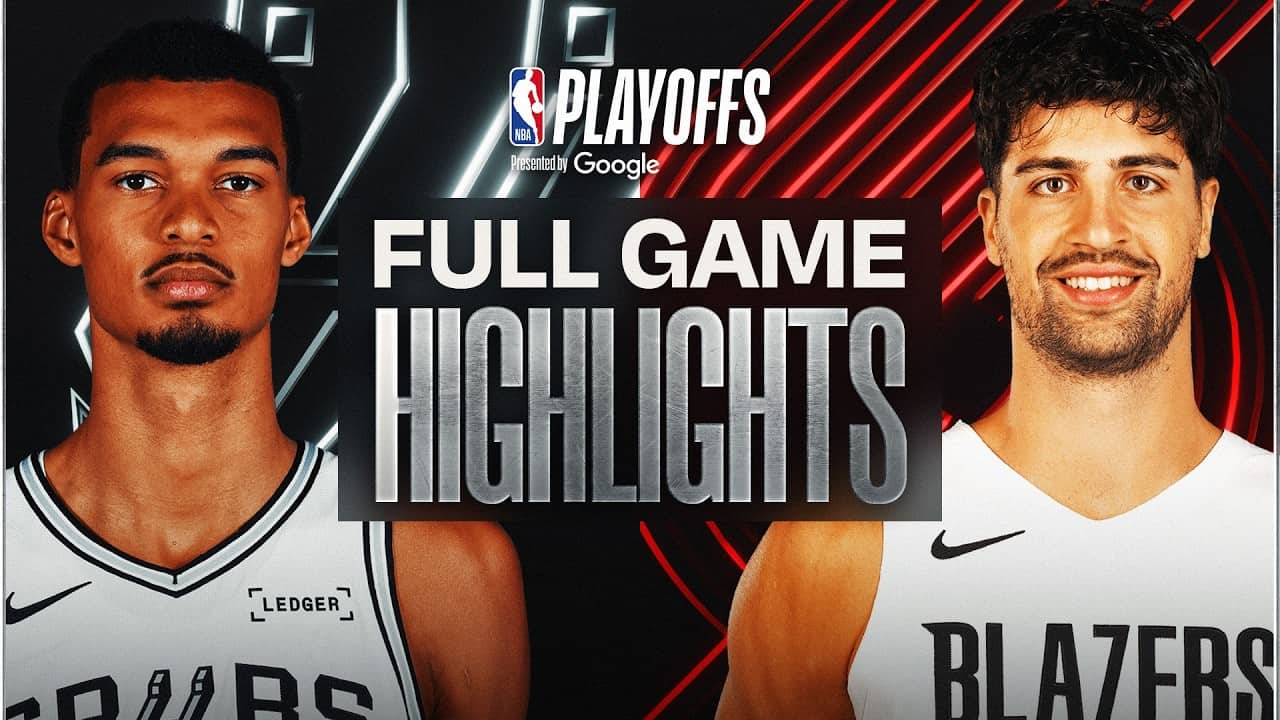 #2 SPURS at #7 TRAIL BLAZERS | FULL GAME 1 HIGHLIGHTS | April 26, 2026