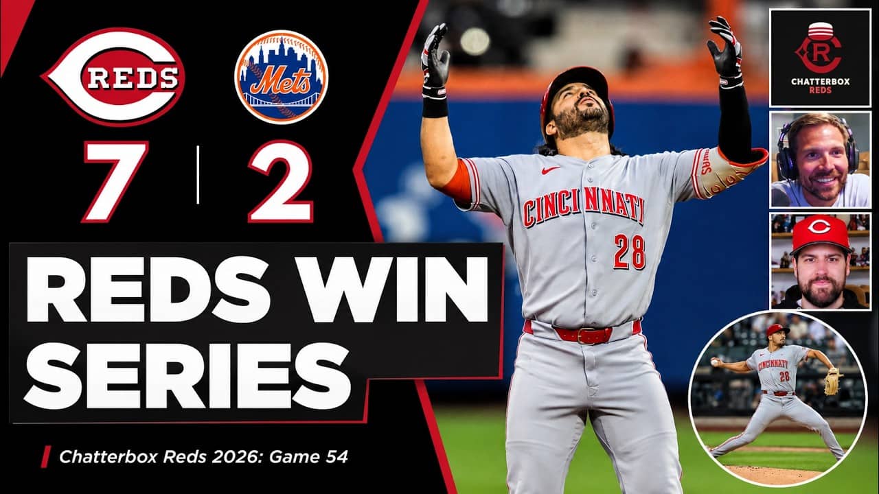 Cincinnati Reds collect 15 HITS in WIN vs New York Mets LIVE MLB Postgame Show | Podcast, Highlights