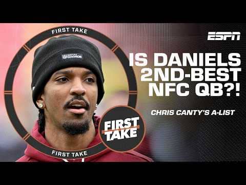 Is Jayden Daniels the 2ND-BEST NFC QB?! 🧐 Chris Canty presents his A-List 📋 | First Take