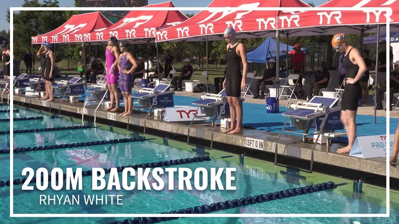 Rhyan White Finishes Strong to Win 200M Backstroke | 2026 TYR Pro Swim Series Sacramento