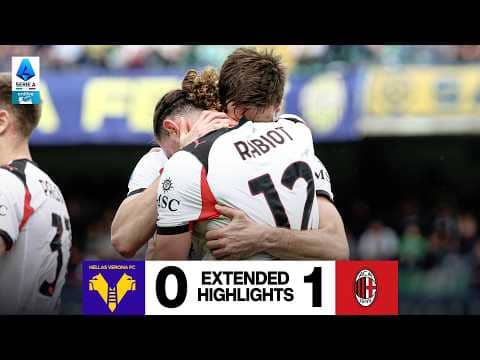 Extended Highlights | Al Bentegodi basta Rabiot | Hellas Verona-Milan 0-1 | Serie A 2025/26