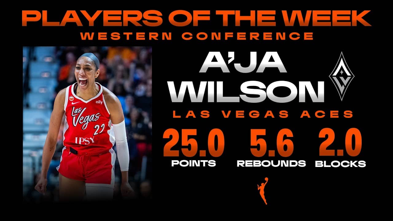 Week 1: Western Conference Player of the Week A'ja Wilson