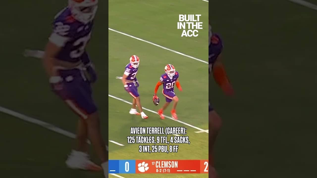 An elite corner in this year’s Draft ⭐️. Avieon Terrell is #BuiltInTheACC   #nfldraft #clemson #cfb