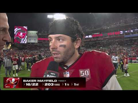 Baker Mayfield says he's a Saints fan tomorrow after Buccaneers' win vs. Panthers | NFL on ESPN