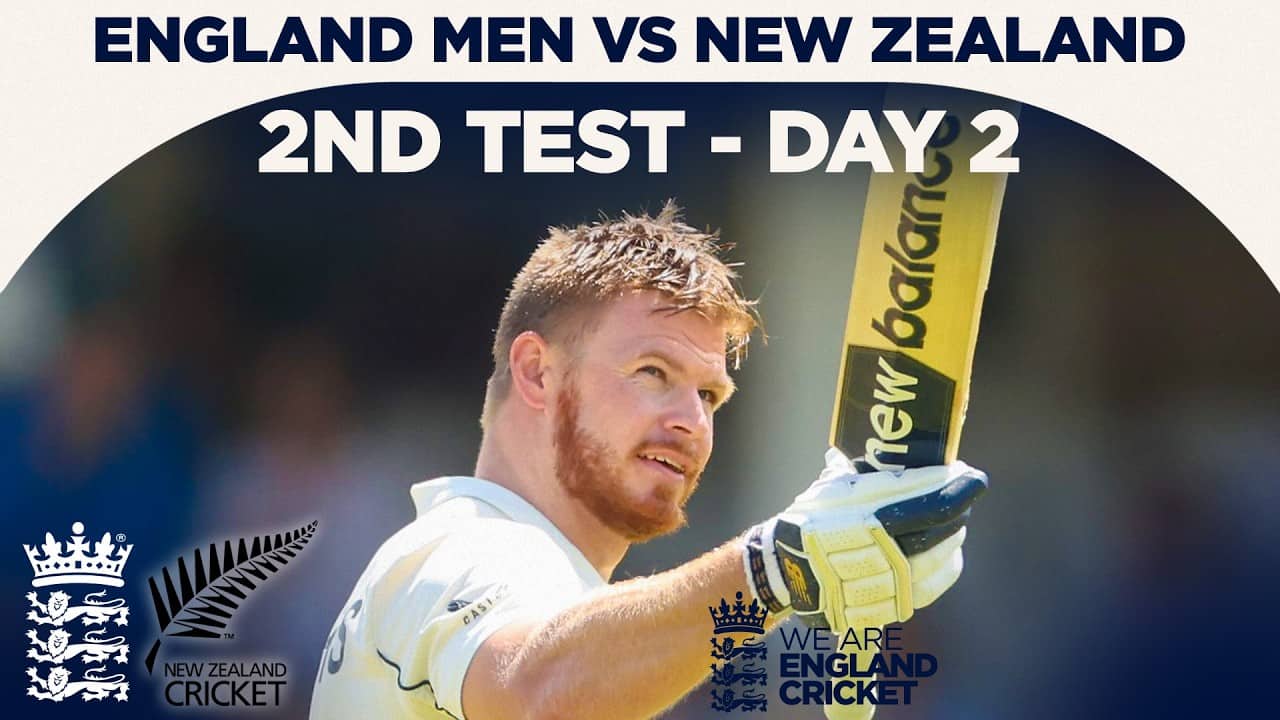 Gay 53 After Phillips Maiden Ton | Highlights - England v New Zealand Day 2 | Rothesay Test 2026