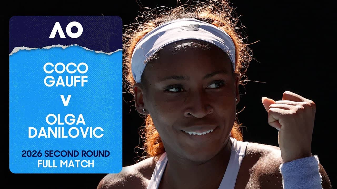 Coco Gauff v Olga Danilovic Full Match | Australian Open 2026 Second Round