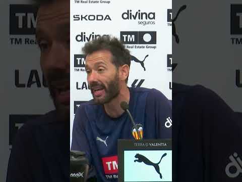 💬 Carlos Corberán: “Todos queremos llevar al Valencia CF lo más alto que podamos”