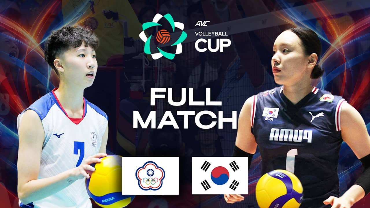 Chinese Taipei vs. South Korea - Pool Play | AVC Women's Cup 2026